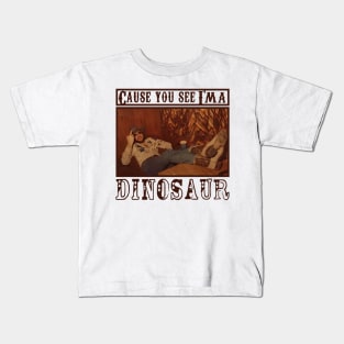 hank williams jr vintage - dinosaur Kids T-Shirt